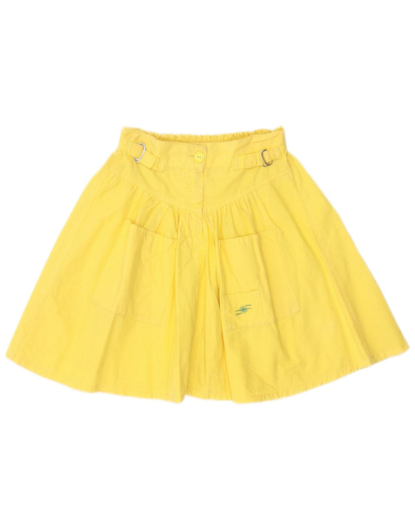 Gonna a trapezio per ragazze Carrera 11-12 anni W24 cotone giallo