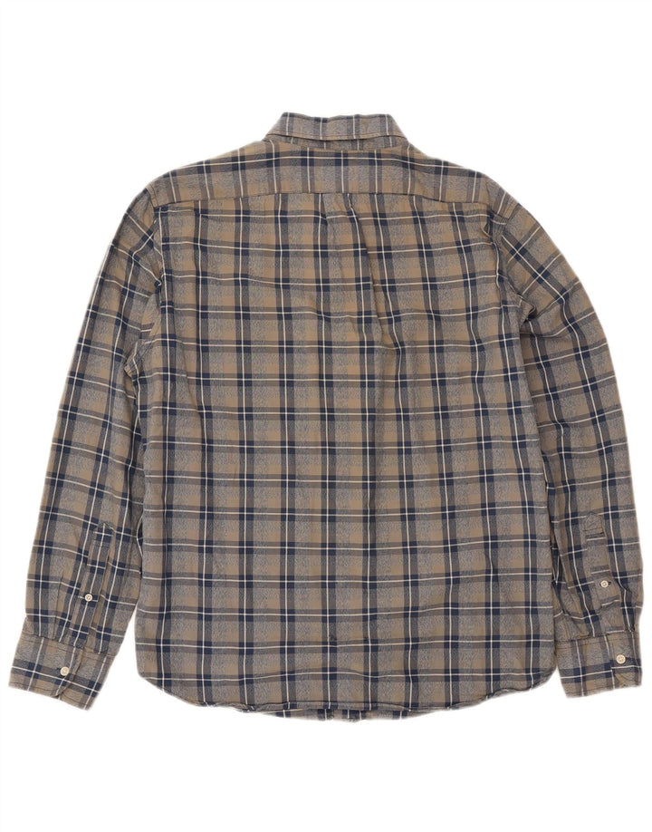 Camicia slim fit da uomo J. Crew in cotone a quadri multicolore grande