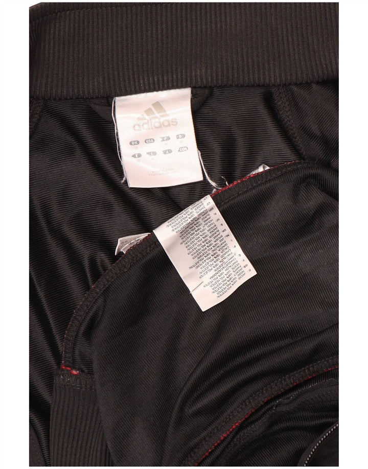 Giacca da tuta da donna Adidas UK 12 Medium Nero Poliestere