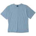 T-shirt da uomo CHAMPION Top grande in cotone chiazzato blu