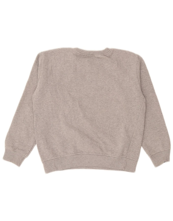 Felpa grafica da bambino Benetton 10-11 anni XL in cotone grigio