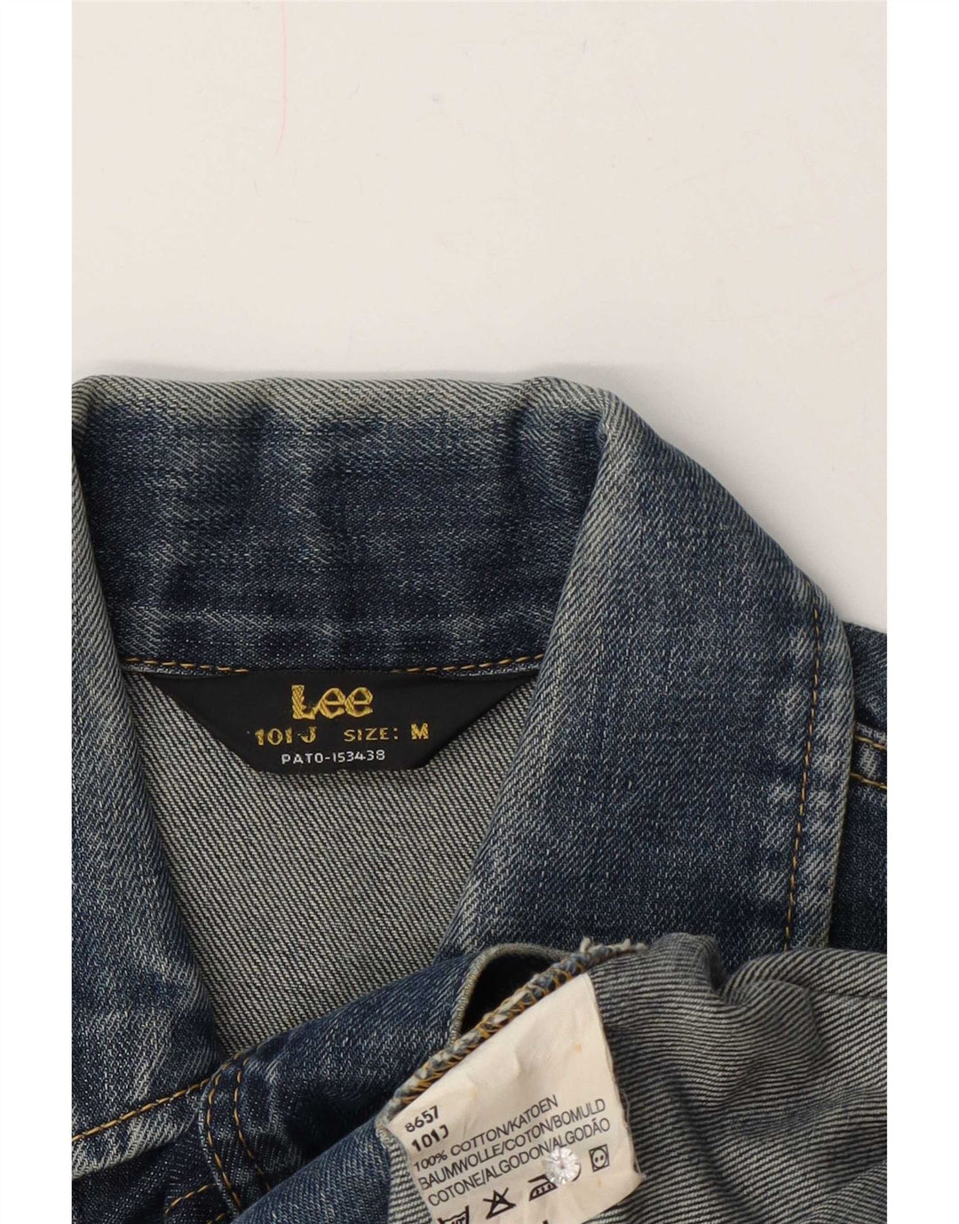 Giacca in denim da donna Lee UK 14 cotone blu medio