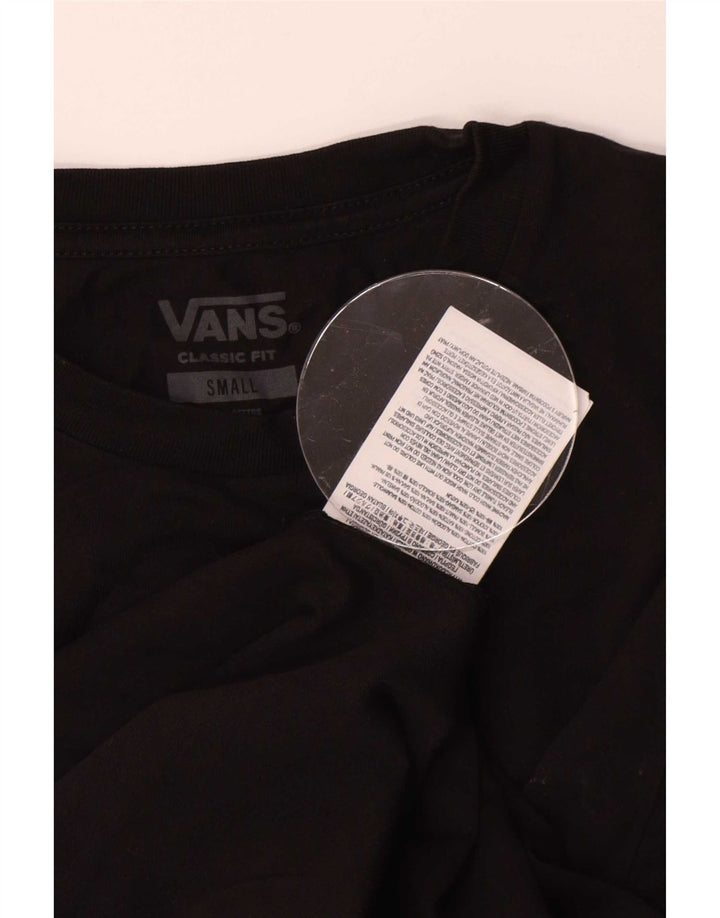 T-shirt da uomo Vans Classic Fit, piccola, in cotone nero