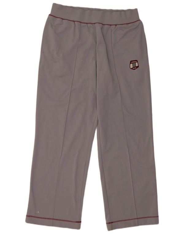 Pantaloni da tuta grafica da uomo Adidas XL poliestere grigio