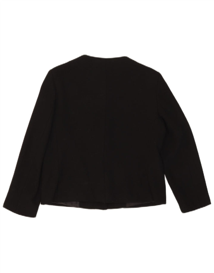Giacca blazer a 1 bottone da donna Zara UK 12 media nera