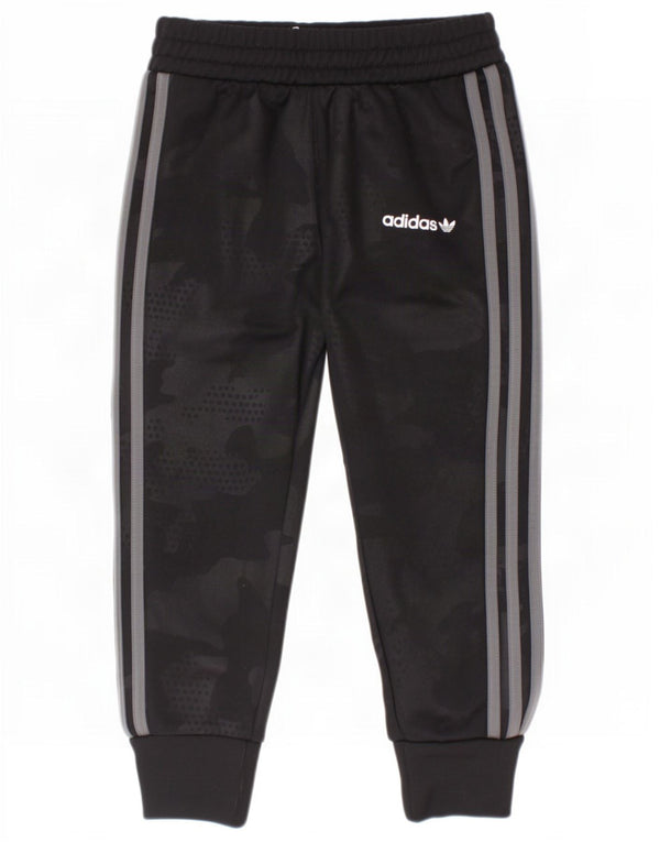 Pantaloni da tuta da ragazzo Adidas Joggers 2-3 anni Poliestere mimetico nero