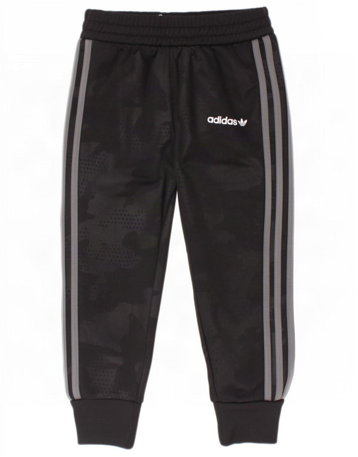 Pantaloni da tuta da ragazzo Adidas Joggers 2-3 anni Poliestere mimetico nero
