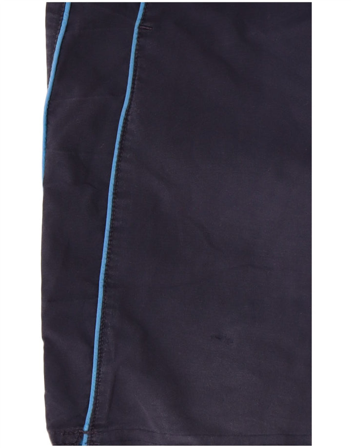 Pantaloncini sportivi Nike da uomo, poliestere a righe medie, blu navy