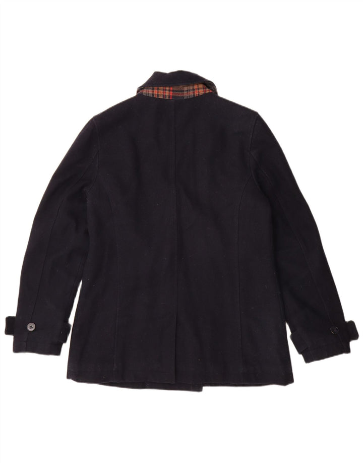 Crew Clothing Cappotto da marinaio da donna UK 12 Lana media blu navy
