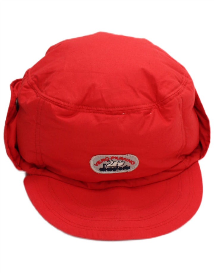 Berretto imbottito con paraorecchie da uomo Diadora Rosso medio