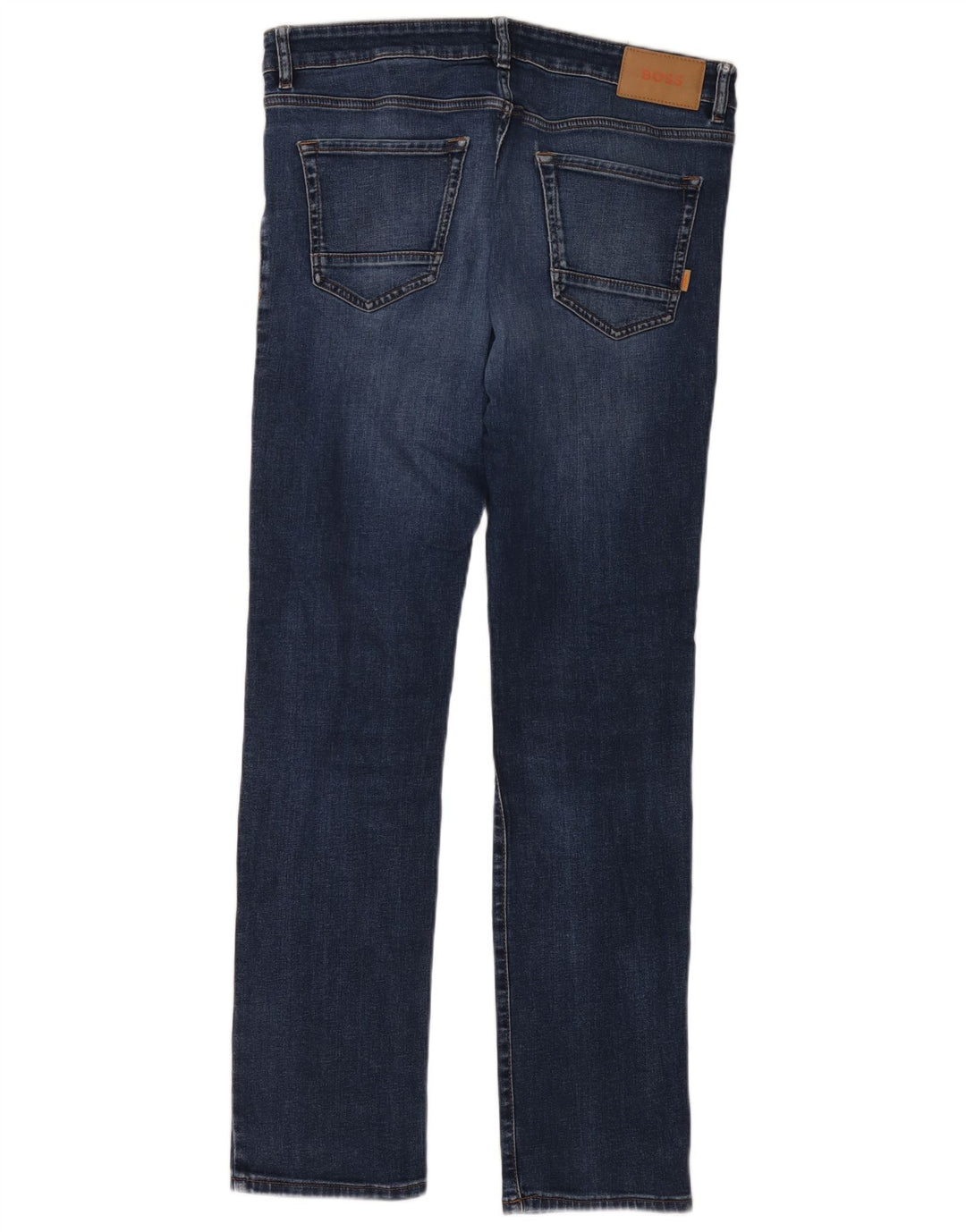 Jeans slim da uomo Hugo Boss W34 L34 cotone blu navy