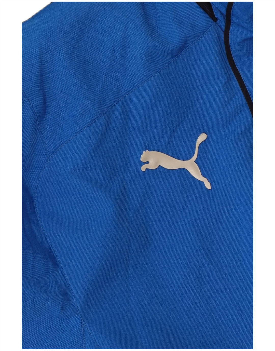 Giacca a vento con cappuccio da uomo Puma UK 38 Colorblock blu medio