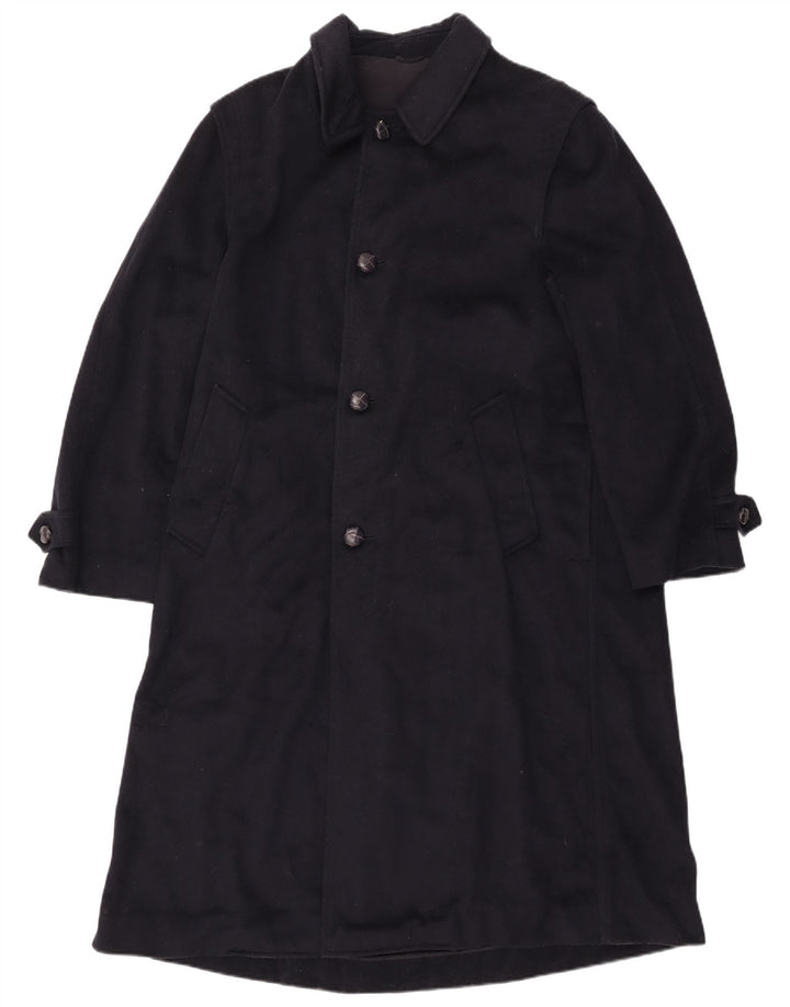 Cappotto da uomo Boggi UK 46 3XL Lana blu navy