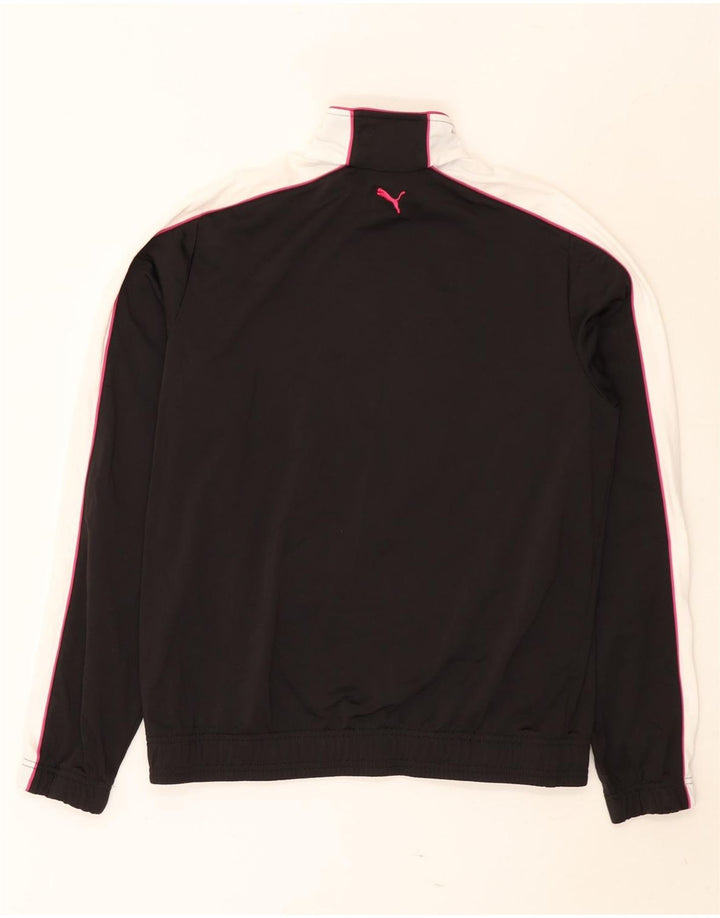 Giacca da tuta da donna Puma UK 16 grande poliestere nero