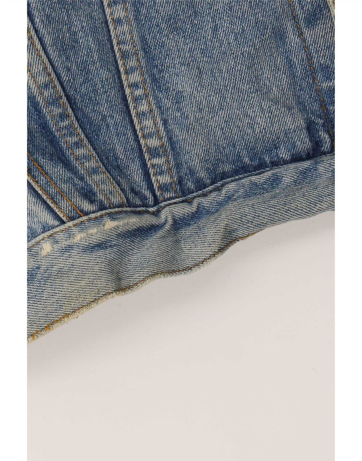 Giacca di jeans vintage da uomo UK 38 Cotone blu medio