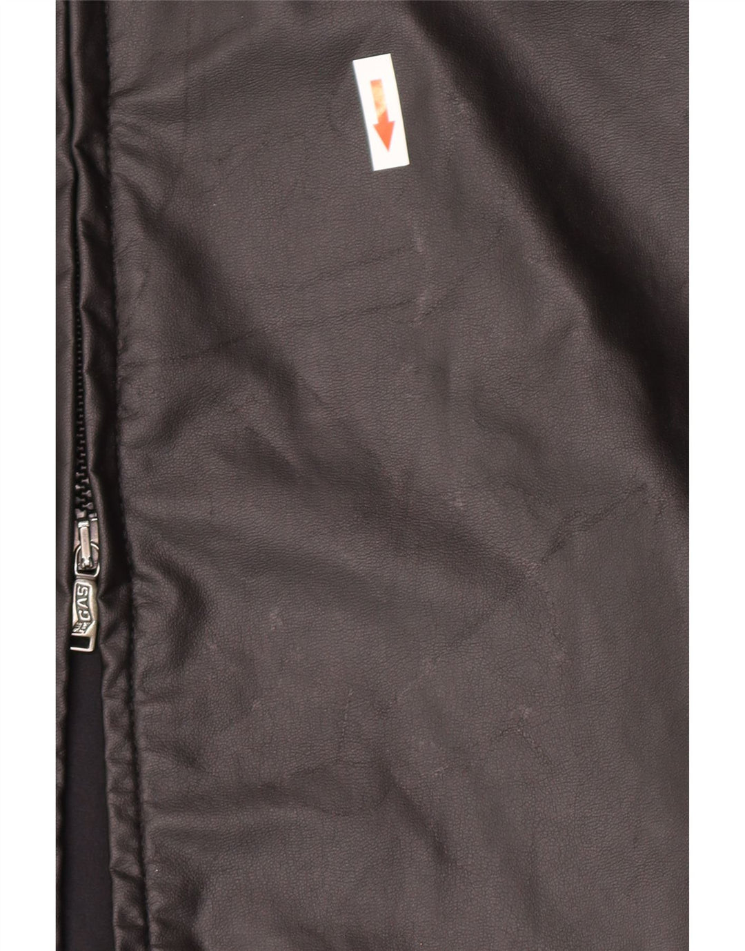 Soprabito da donna in ecopelle Gas UK 12 cotone nero medio