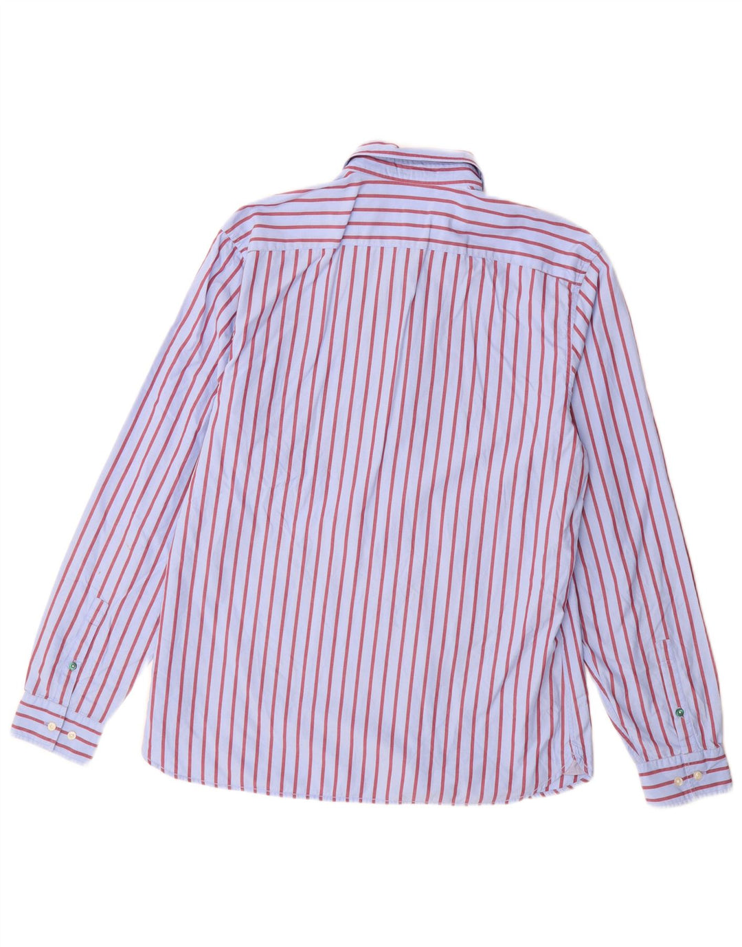 Camicia da uomo Lacoste taglia 41 grande cotone gessato blu