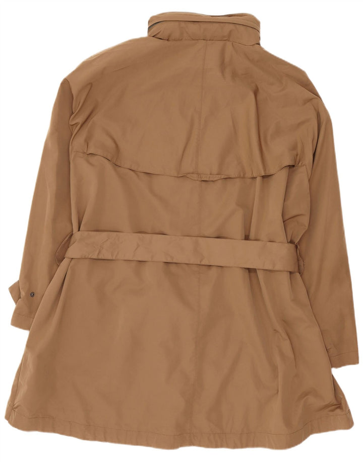 Giacca antipioggia da donna con vestibilità regolare con cappuccio Zara XL Marrone
