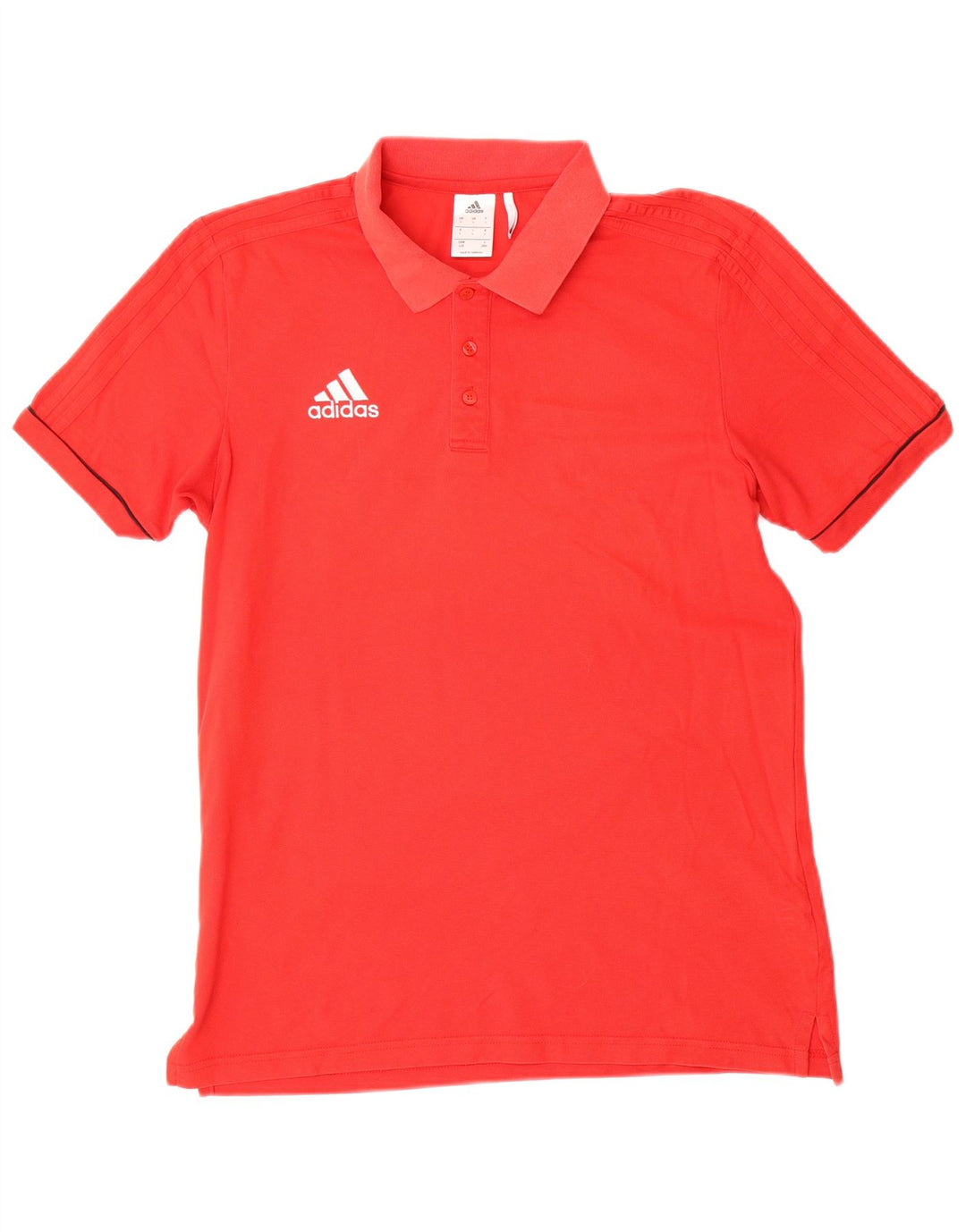 ADIDAS Mens Climalite Polo Shirt Large Red Cotton