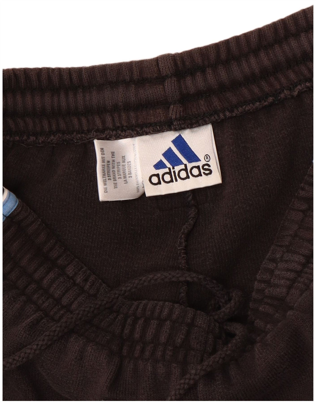 Adidas Uomo Medio Nero Cotone