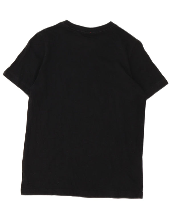 T-shirt grafica da ragazzo Nike Top 12-13 anni grande in cotone nero
