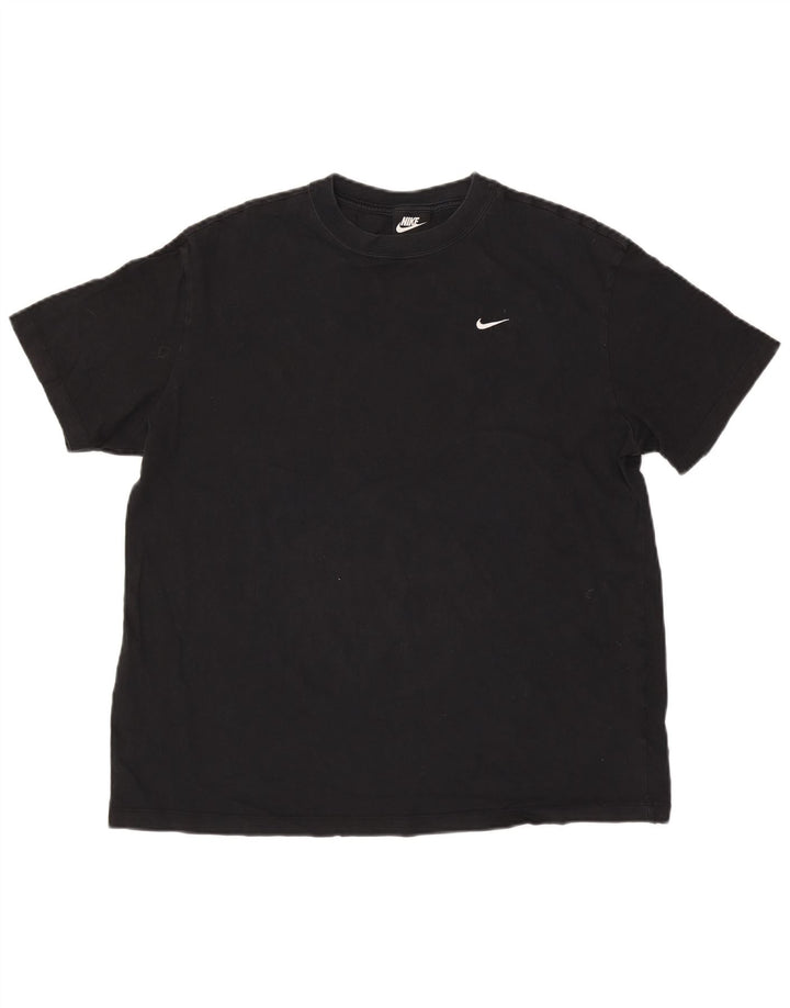 T-shirt da uomo Nike Top grande in cotone nero