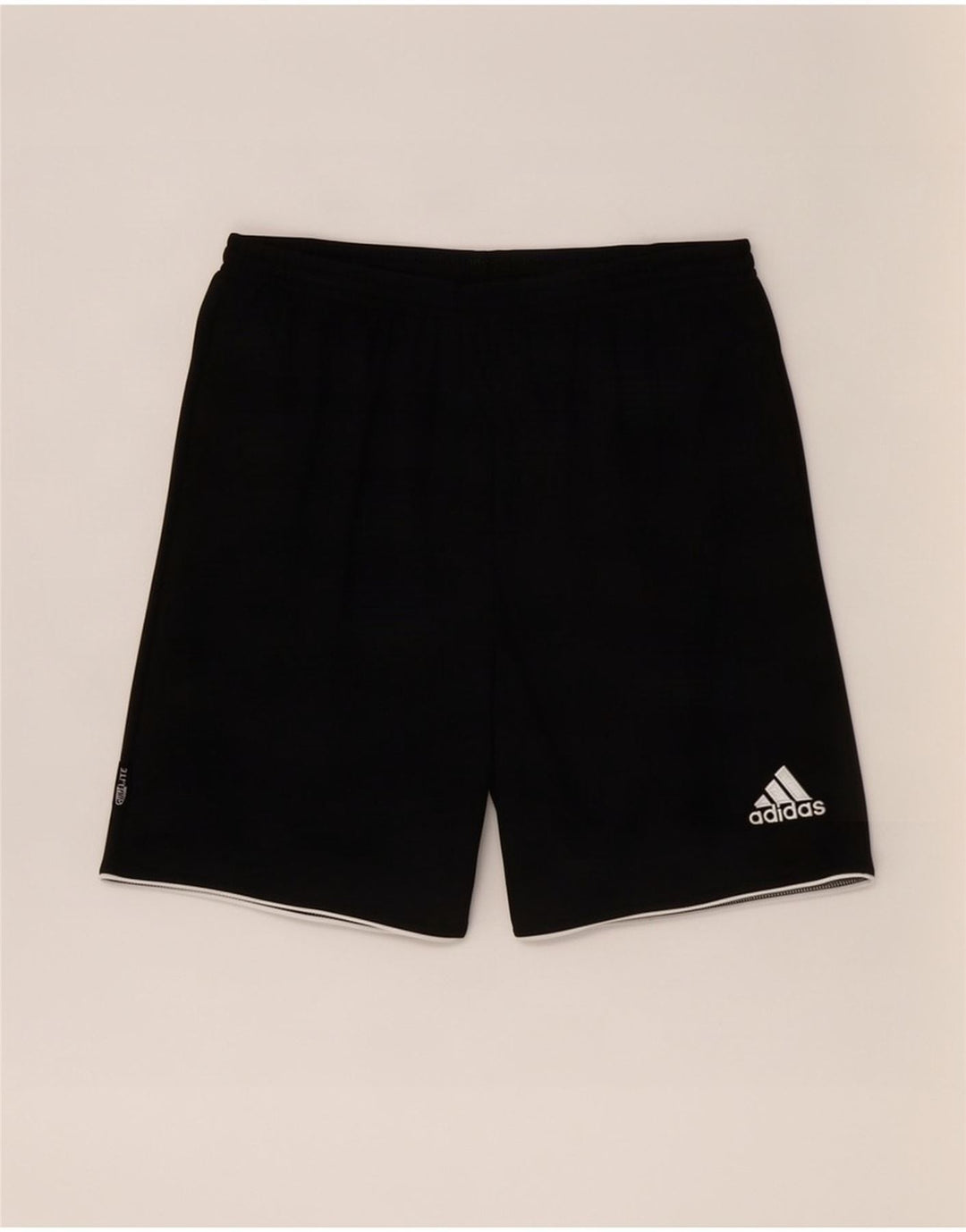 Pantaloncini sportivi Adidas Climalite da uomo piccoli in poliestere nero