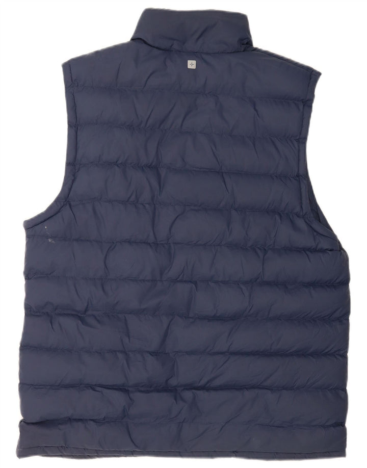 Gilet imbottito da uomo Mountain Warehouse UK 38 medio in nylon blu navy