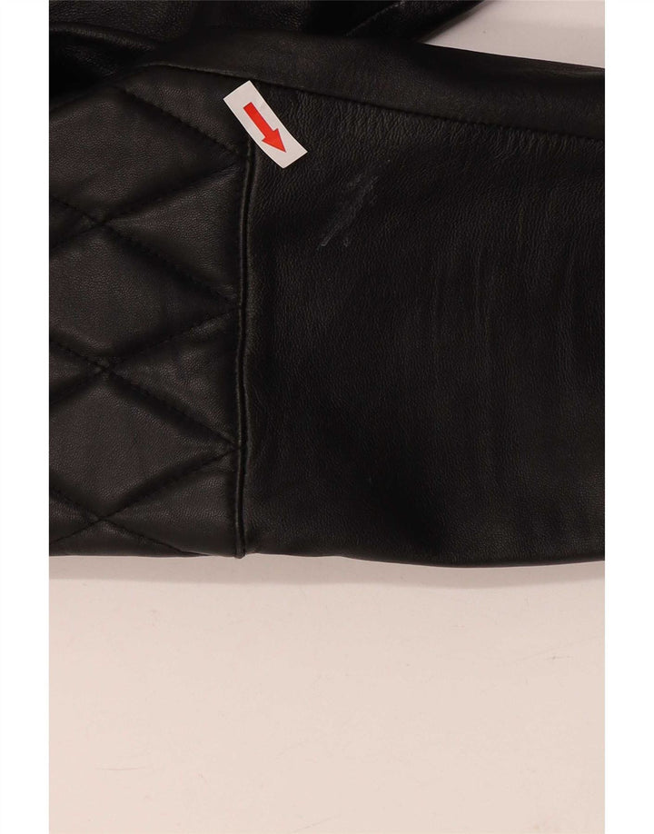 Giacca da motociclista in pelle da uomo Bertanni UK 38 media nera