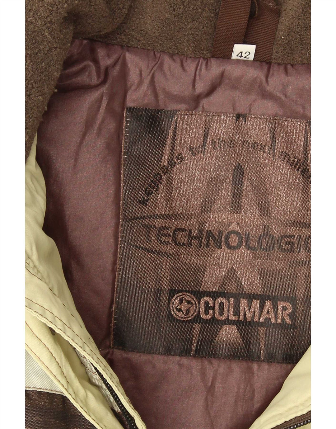 Giacca da sci da uomo con cappuccio grafico Colmar US 42 Large Green Colourblock