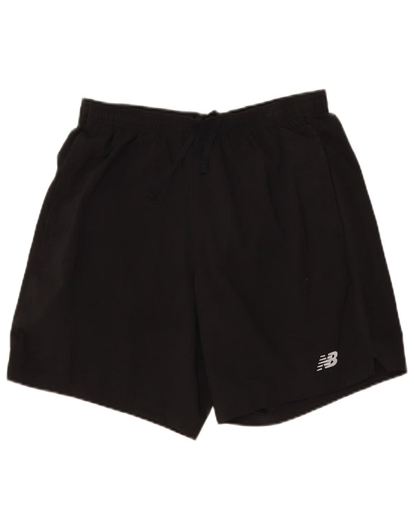 Pantaloncini sportivi da uomo New Balance medi neri