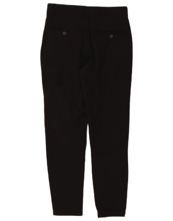 Pantaloni chino slim da uomo Zara EU 36 XS W29 L27 poliestere nero