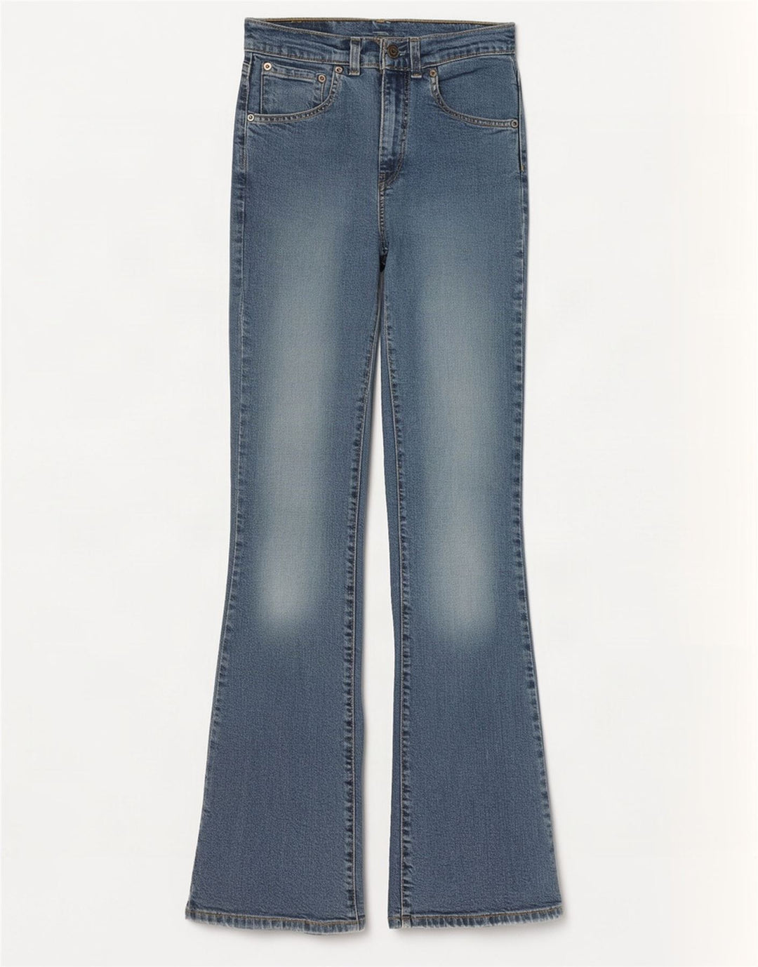 Jeans Levi's 525 svasati da donna W28 L34 cotone blu