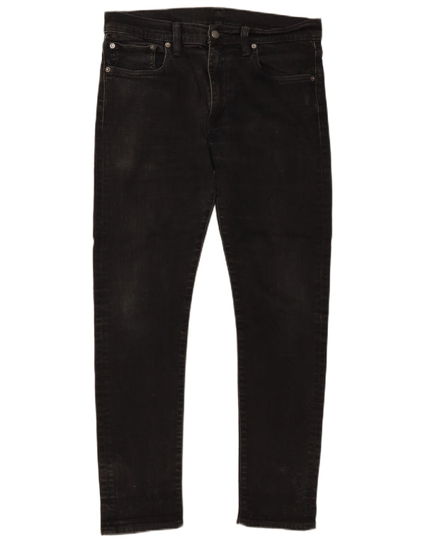 Jeans Levi's da uomo 512 slim affusolati W33 L28 cotone nero