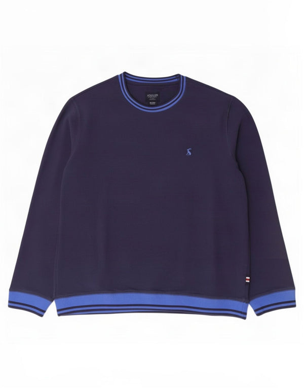 Felpa da uomo Joules 2XL Cotone color block blu navy