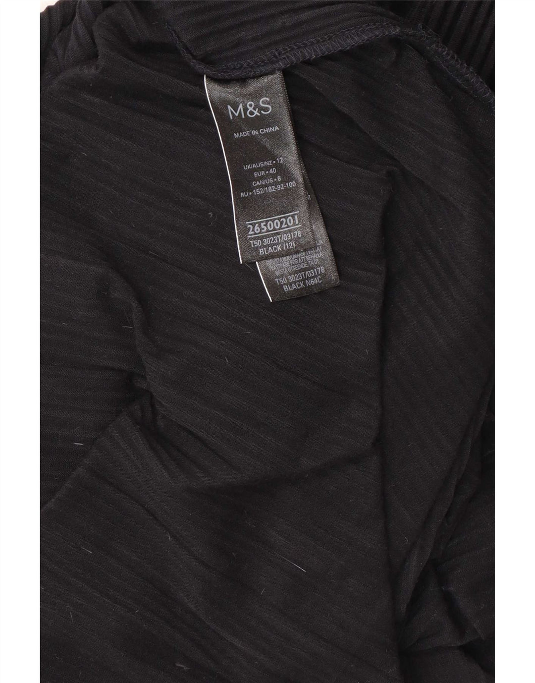 Abito lungo senza maniche da donna Marks & Spencer UK 12 medio blu navy
