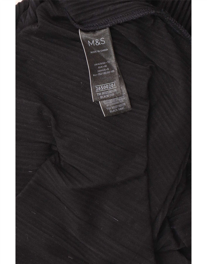 Abito lungo senza maniche da donna Marks & Spencer UK 12 medio blu navy