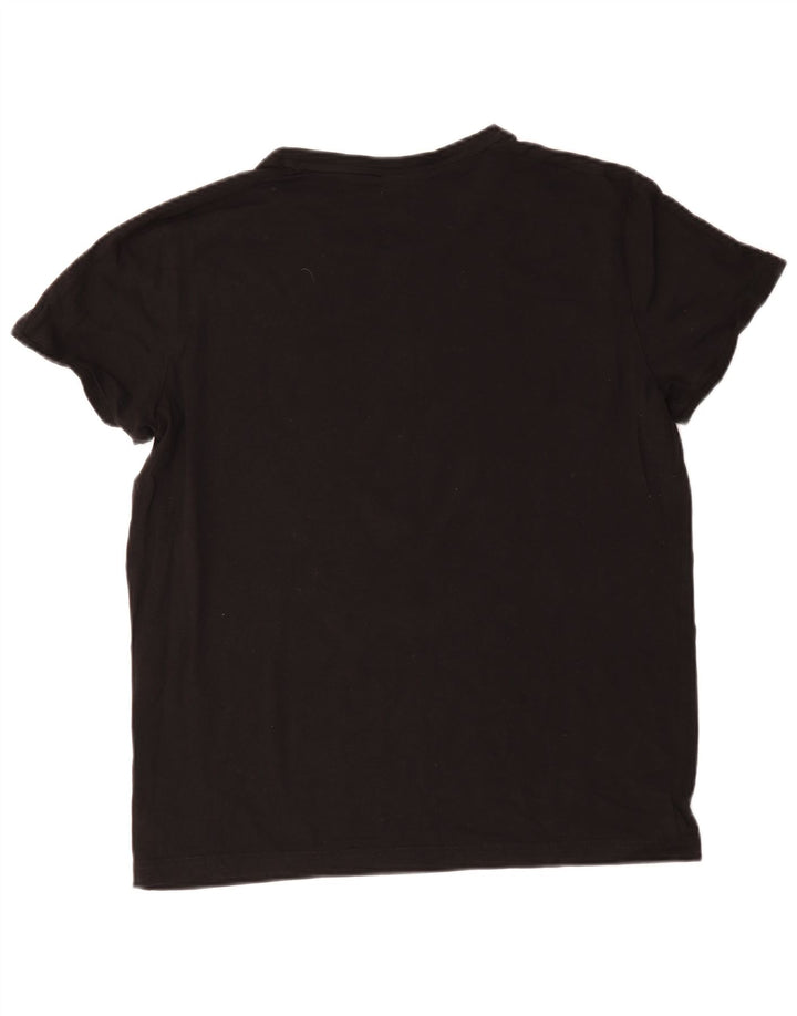 T-shirt da uomo Puma Top Large in cotone nero