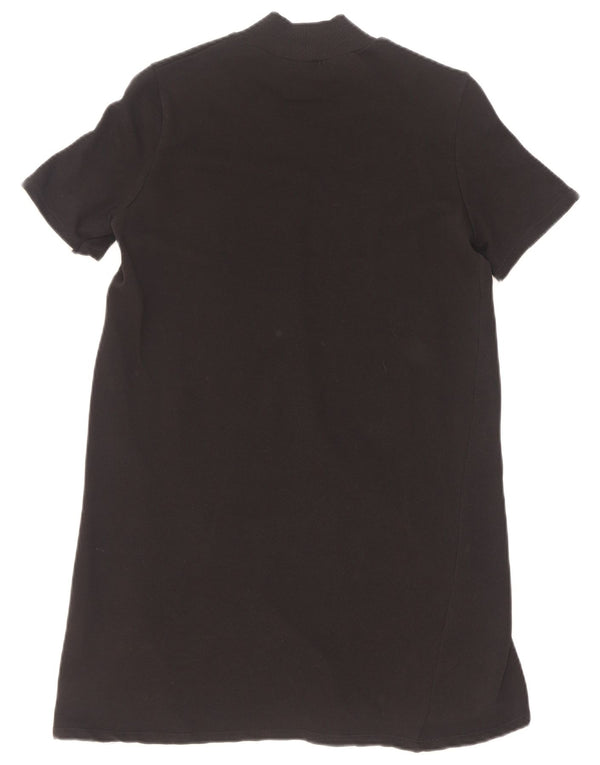 Abito T-shirt Zara Trafaluc da donna UK 10 piccolo in cotone nero