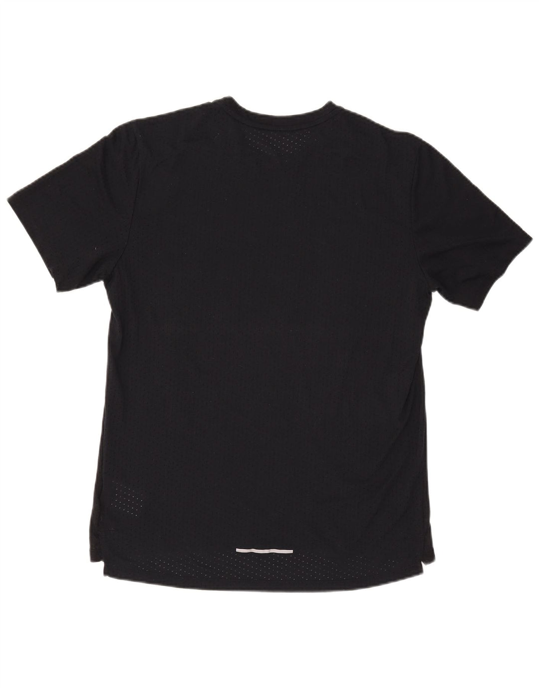 T-shirt Nike da uomo Dri Fit, top in poliestere nero medio