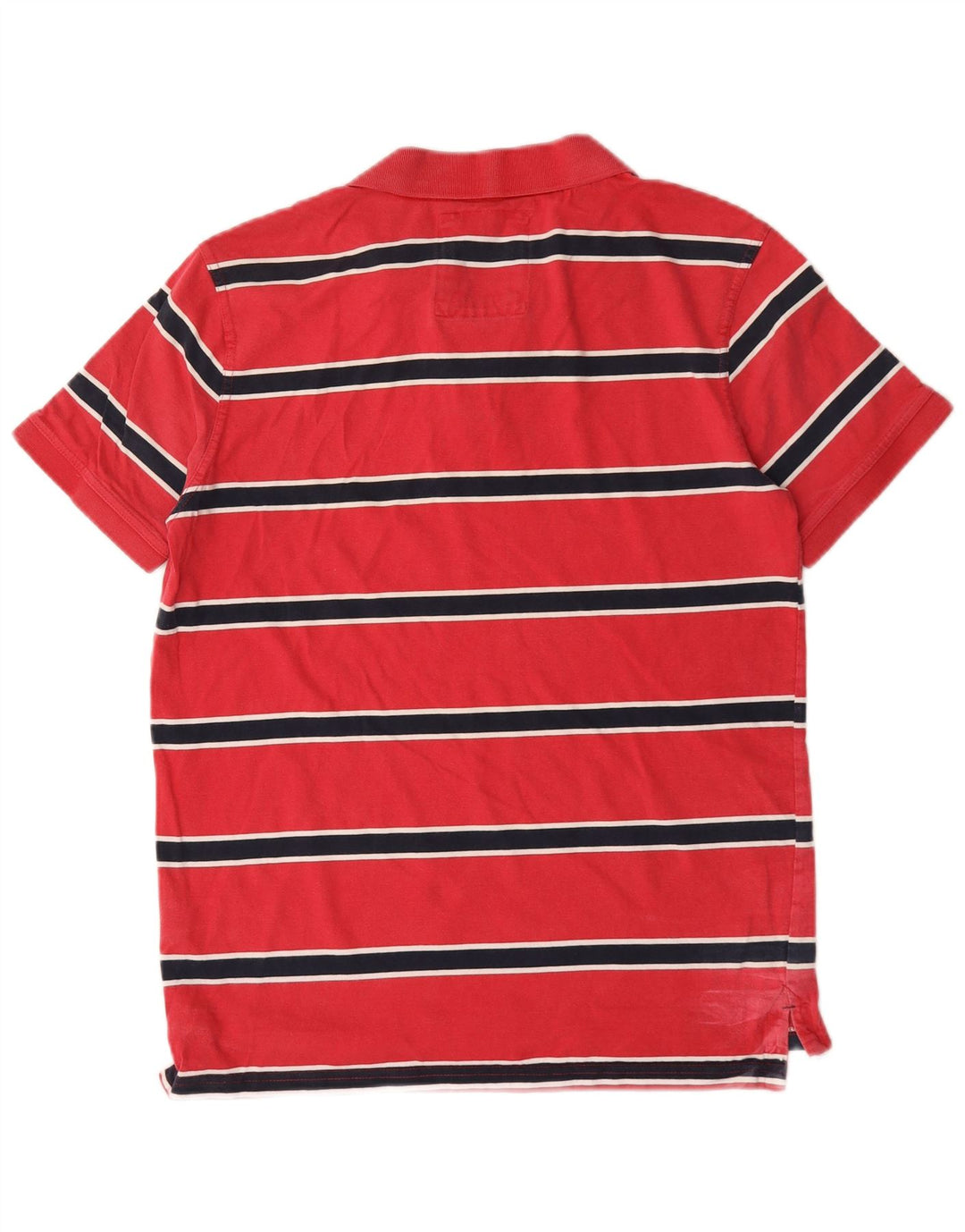 Crew Clothing Polo da uomo in cotone a righe rosse medie