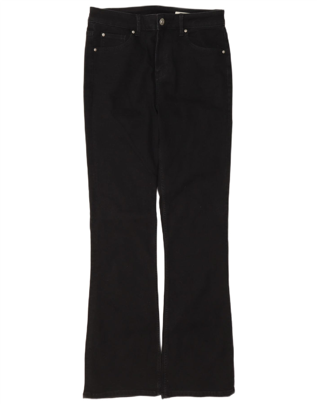 Marks & Spencer Donna The Eva Bootcut Jeans UK 12 Medio W32 L32 Nero
