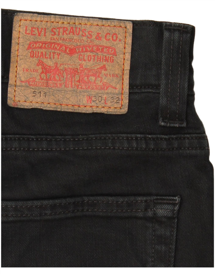 Jeans Levi's 511 Slim da donna W30 L32 neri
