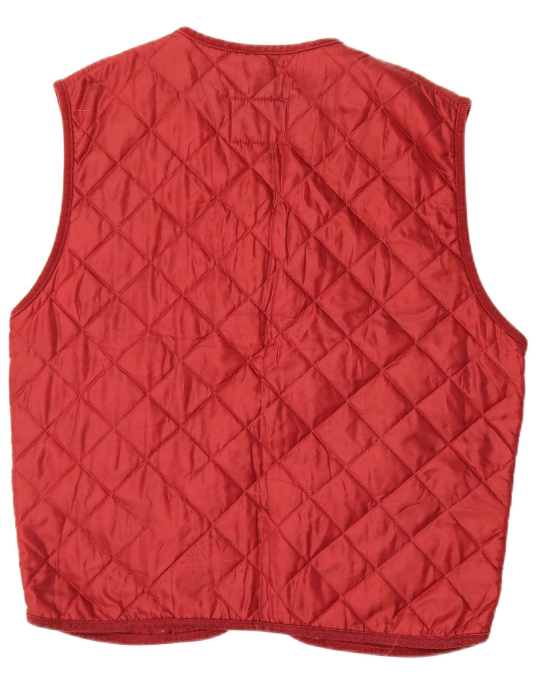 Gilet trapuntato da uomo North Pole UK 38 nylon rosso medio