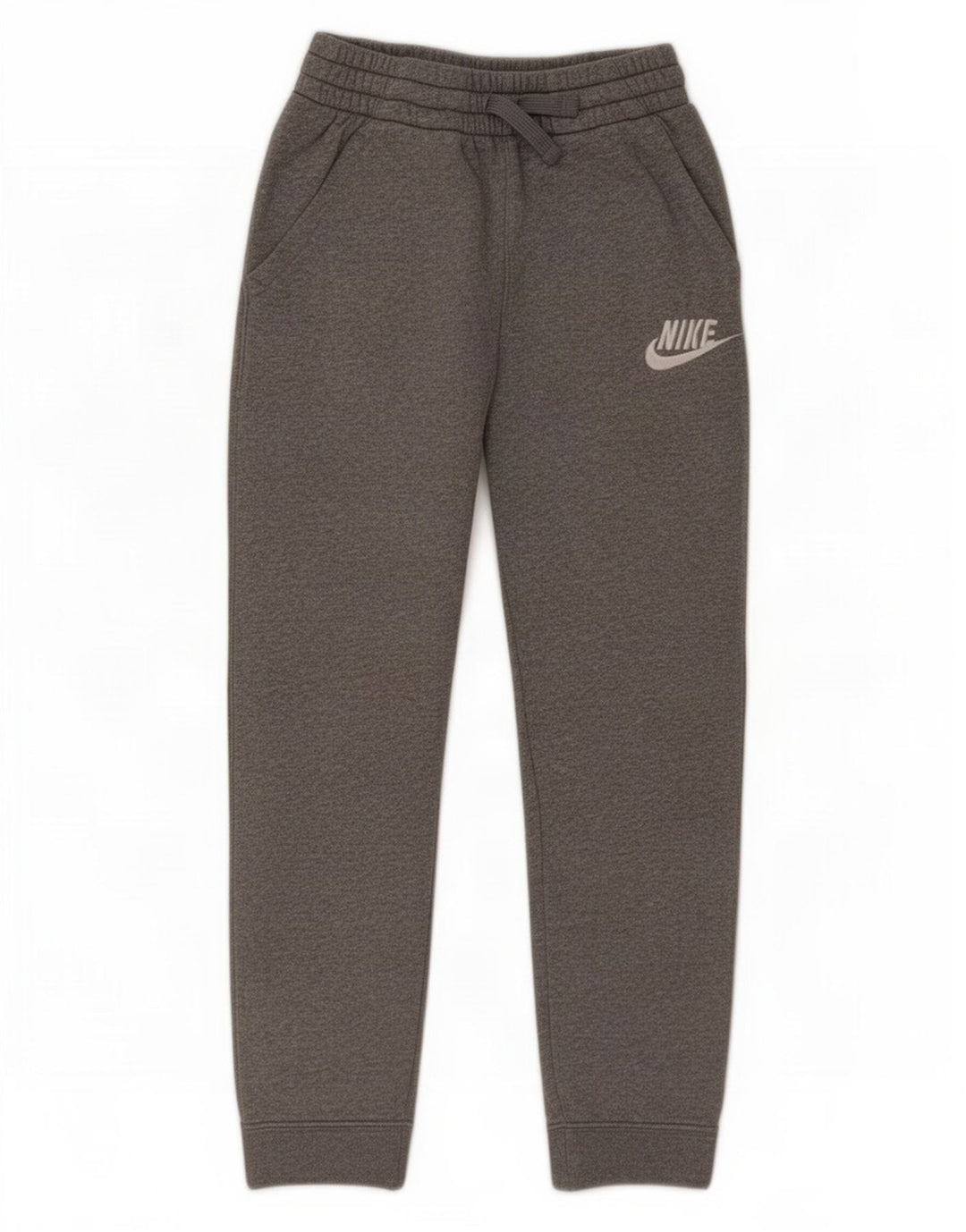 Pantaloni della tuta da ragazzo Nike Joggers 10-11 anni in cotone grigio medio