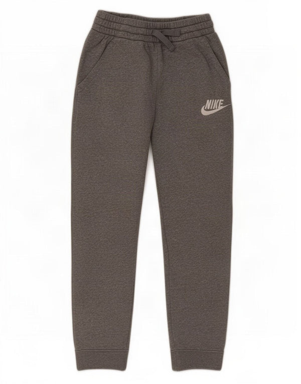 Pantaloni della tuta da ragazzo Nike Joggers 10-11 anni in cotone grigio medio