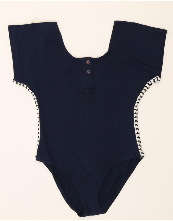 Body grafico da donna Arena UK 16 Large Blu navy Colourblock Sports
