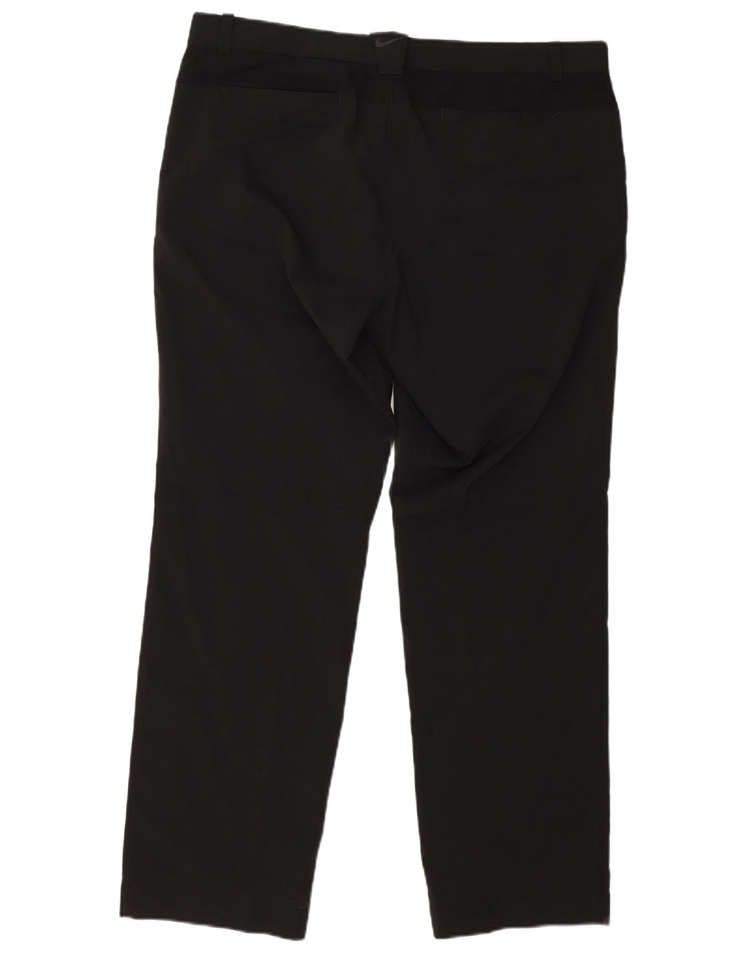 Pantaloni chino dritti Nike da uomo Dri Fit W38 L30 poliestere nero