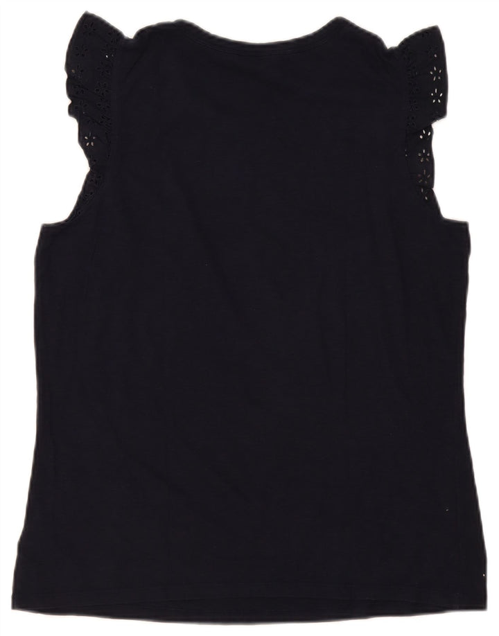 Crew Clothing Camicetta da donna Top UK 14 Medio Blu navy floreale