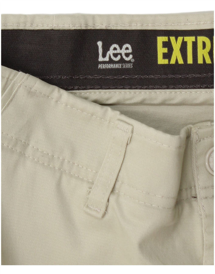 Pantaloni chino dritti da uomo LEE Extreme Comfort W33 L30 cotone verde